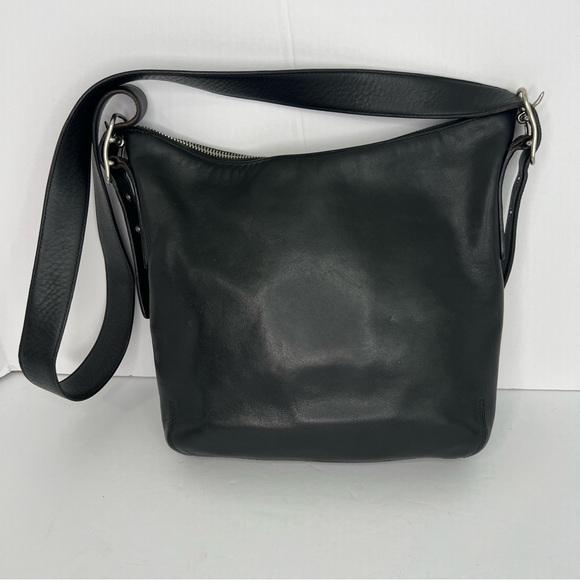 Coach Vintage Genuine Black Leather Legacy Slim Hobo Adjustable Shoulder Bag - Picture 3 of 11